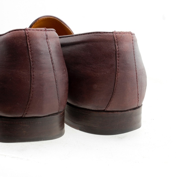 Moreschi Mens Brown leather loafers Moc Italy - Picture 3 of 8